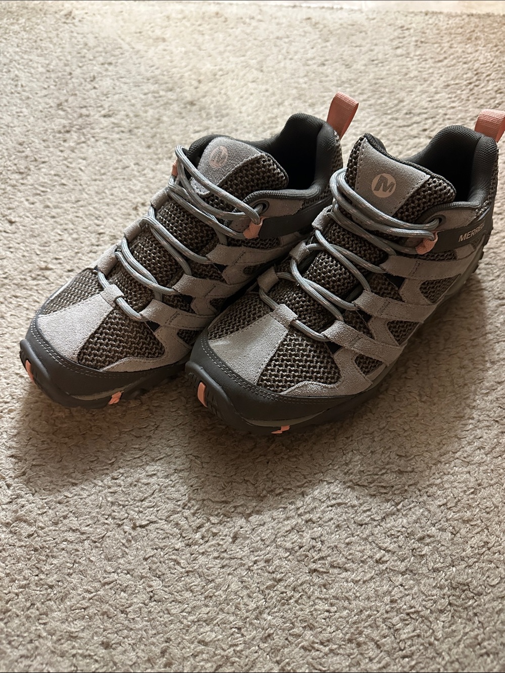 Merrell Women’s Grey and Pink Trail Shoes